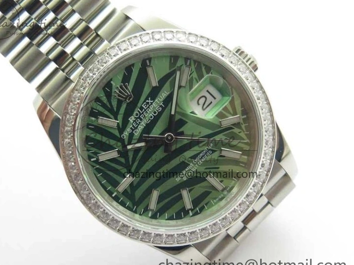 Bracelet 1:1 BP Best on Edition DateJust Dial SS 36 Green Maker New Jubilee 126284 0414